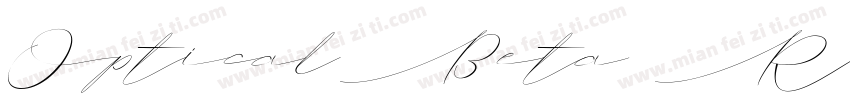 OpticalBeta Regular字体转换
